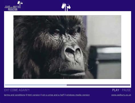 Cadbury Digital Advert By Fallon: Gorilla | Ads of the World™