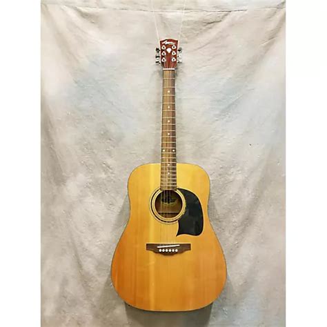 Used Lyon By Washburn Dreadnought Natural Acoustic Guitar | Guitar Center