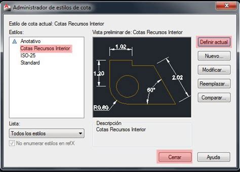 Manual Para Configurar Cotas En Autocad Recursos Interior Autocad