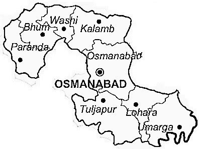 Osmanabad District | Osmanabad District Map