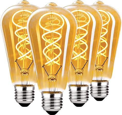 Extrastar Ampoule Filament Led E St Ampoules Vintage W K