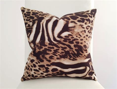 Tiger Velvet Pillow Leopard Pillow Cushion Home Decoration Animal Print