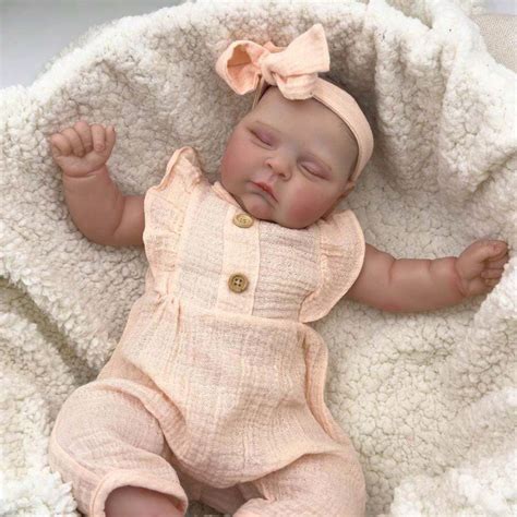 NPK 19inch Peaches Soft Body Reborn Baby Doll With 3D Skin Multiple