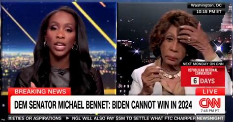 Maxine Waters Adjusts Wig Live On Cnn In Viral Moment