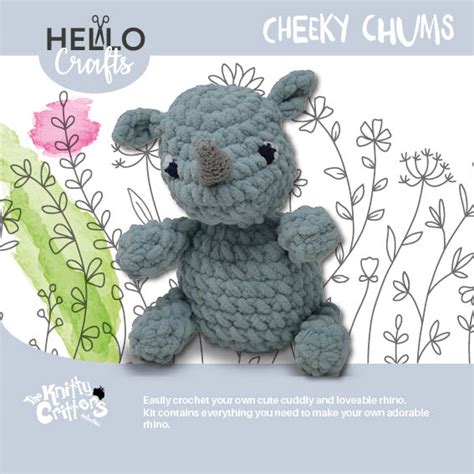 Knitty Critters Cheeky Chums Rhino Creative World Of Crafts