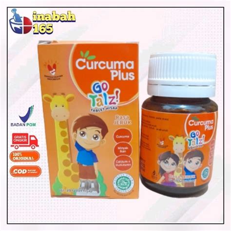 Jual Curcuma Plus Go Talz Tablet Multivitamin Penambah Nafsu Makan