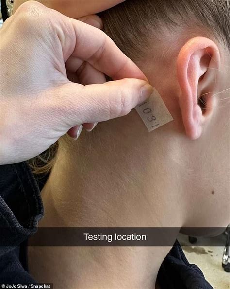 JoJo Siwa Gets FIRST Tattoo Behind Her Ear Of The Numbers 1031 With