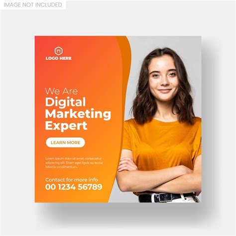 Premium Vector Digital Marketing Agency Social Media Post Or Square Banner Template