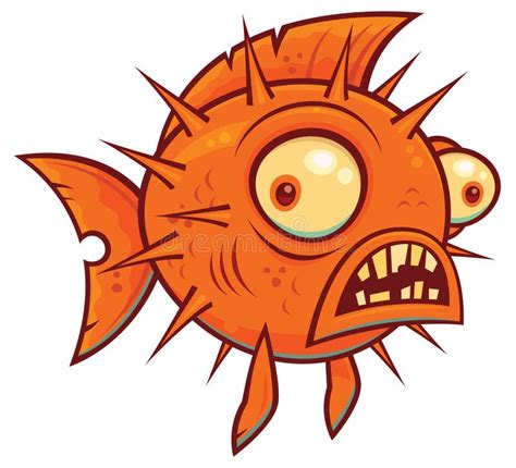 Cartoon Puffer Fish