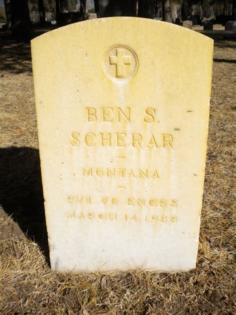 Benton S Ben Scherar 1891 1933 Mémorial Find a Grave