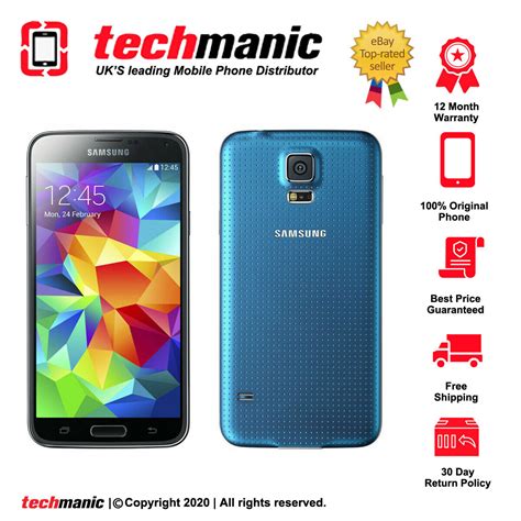 Samsung S5 Blue Color