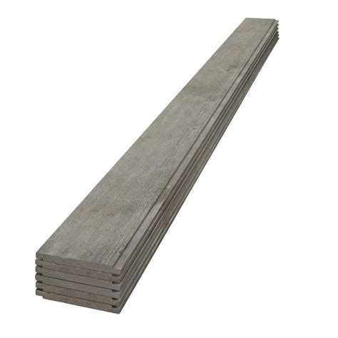 Ufp Edge 1 In X 8 In X 6 Ft Barn Wood Gray Pine Shiplap Board 6