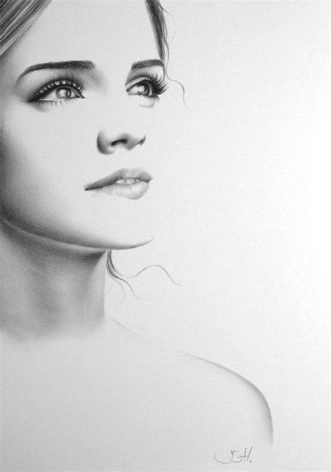 Emma Watson Pencil Drawing Fine Art Portrait PRINT Hand Signed - Etsy ...