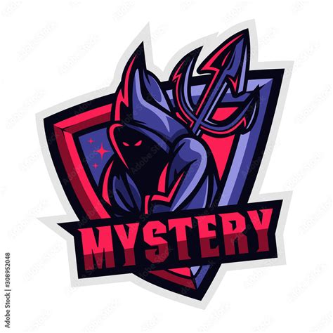 Mystery boy sport e-sport logo, mascot logo Stock Vector | Adobe Stock