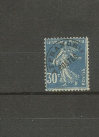 France Stamp Timbre Preoblitere N Semeuse Fond Plein C Bleu Neuf