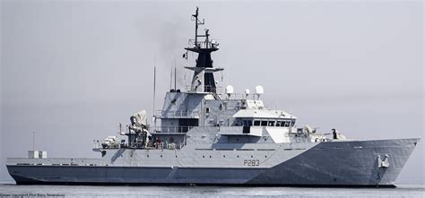 P283 HMS Mersey River Offshore Patrol Vessel Royal Navy