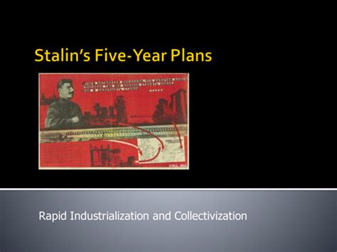 Stalin's Five Year Plans | Teaching Resources