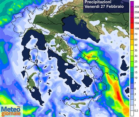 Altre Piogge E Nevicate Ecco Le Zone Pi Colpite Venerd Meteo Giornale