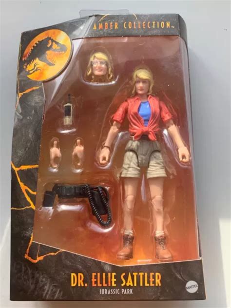 Jurassic Park Amber Collection Dr Ellie Sattler Figure New Sealed £24 95 Picclick Uk