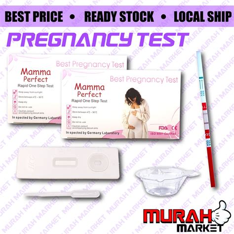 Pregnancy Test Hcg Pcs Pregnant Tes Strip Cek Kehamilan One Step