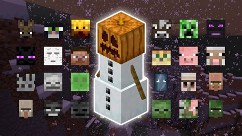 Snow Golem Vs All Mobs Minecraft Youtube