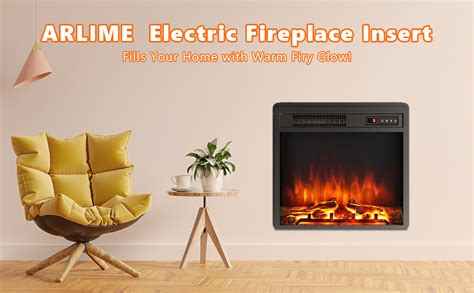 Amazon Arlime Inch Electric Fireplace Inserts W