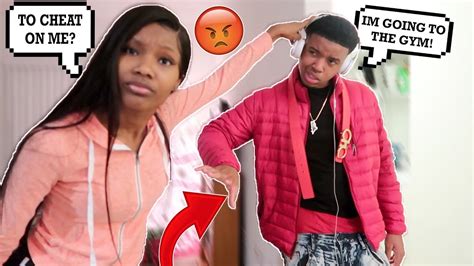 Getting Fully Dressed For The Gym Prank On My Girlfriend She Went Crazy Youtube