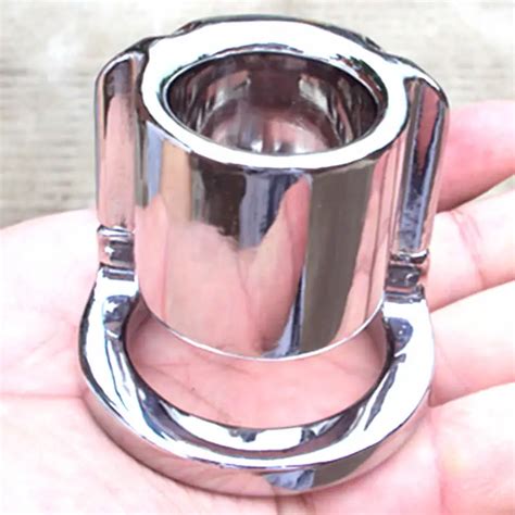 Scrotum Pendant Stretchers Balls Cock Ring Locking Ring Chastity Device