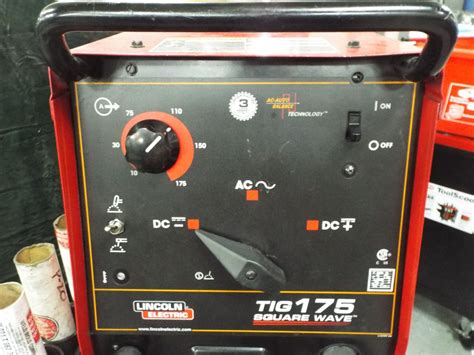 Lincoln Electric Square Wave Tig 175 Tig Welder With Cables And Gun Sn M3120801043 No Tank