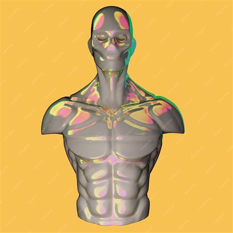 Premium Psd 3d Rendering Shape Object Human Body