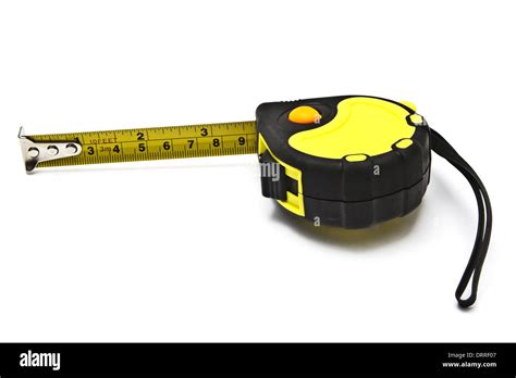 Yellow Tape Measure Stock Photo Alamy