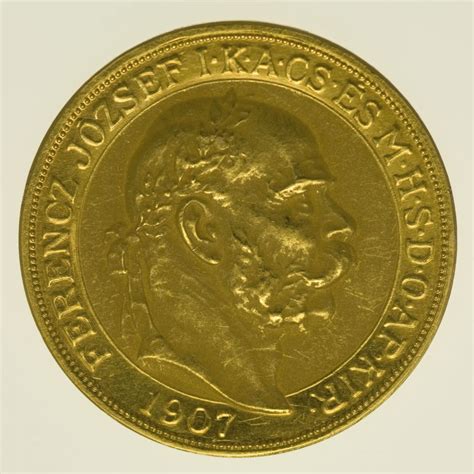 Österreich Kaiserreich Franz Joseph I 100 Kronen 1907 pro aurum