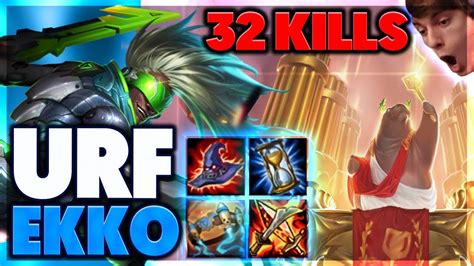 Kills In Minutes Urf Ekko Full Gameplay Bunnyfufuu Youtube