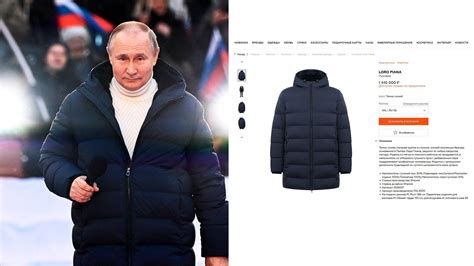 Putin Tr Gt Eine Luxus Jacke Von Loro Piana W Hrend Russland Armut