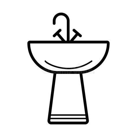 Icono Del Lavabo Ilustraci N Del Vector Ilustraci N De Vector