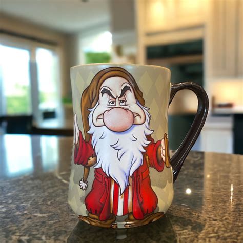 Disney Blanche Neige Et Les Nains Tasse Expresso Grincheux