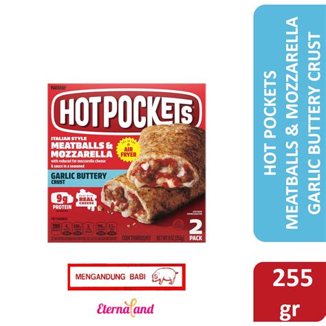 Jual Hot Pockets Italian Style Meatballs Mozzarella Non Halal