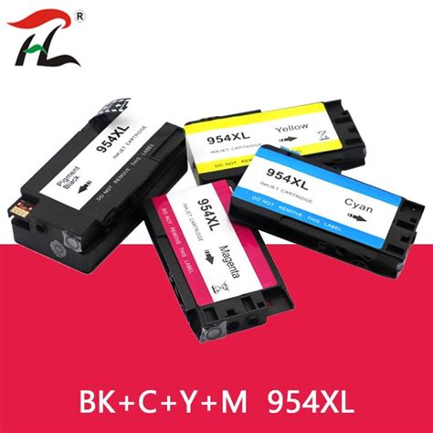 4pk Compatible Hp 954xl Refilled Ink Cartridge For Officejet Pro 8715 8210 7740 8716 All In One