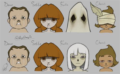 Little Nightmares Children Faces #2 by AngoDrag0n on DeviantArt