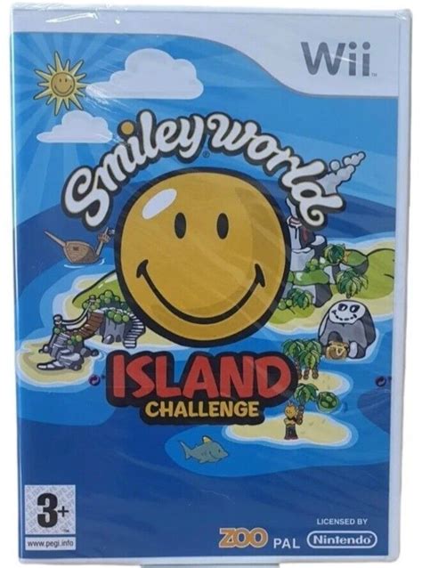 Smiley World Island Challenge Nintendo Wii 3 Puzzle Game For Sale