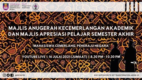 Majlis Anugerah Kecemerlangan Akademik Dan Majlis Apresiasi Pelajar