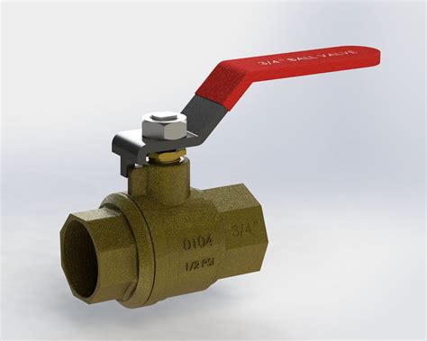 Ball Valve 3D Model CGTrader