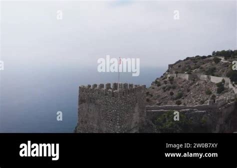 Old Fortress Alanya Turkey Kizil Kule Red Tower Main Tourist