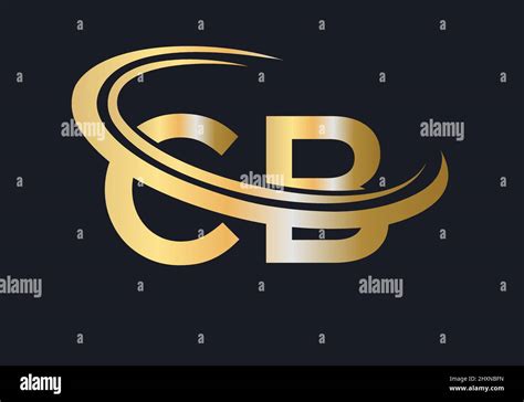 Initial Monogram Letter Cb Logo Design Vector Cb Logo Design Template