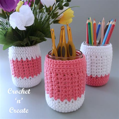 Ravelry Mason Jar Cover Pattern By Crochet N Create