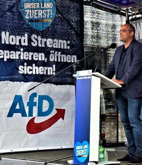 AfD Demo Unser Land Zuerst Peter Boehringer