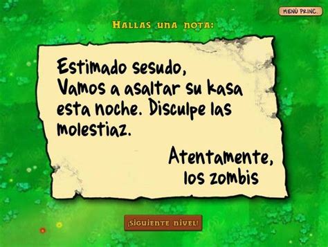 Atentamente los zombis Plantas vs zombies cumpleaños Zombis Plants