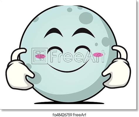 Moon Face Vector At Collection Of Moon Face Vector