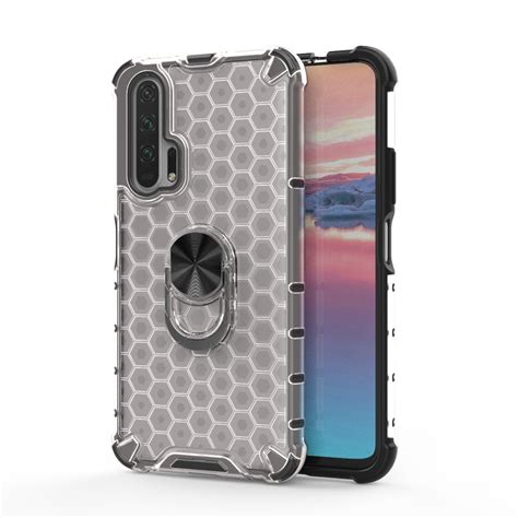 For Huawei Honor Pro Shockproof Honeycomb Pc Tpu Ring Holder