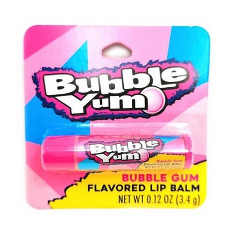 Bubble Yum Gum Flavoured Lip Balm 34g The Lolly Barn